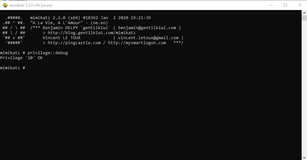 Mimikatz ile Ram'de tutulan Şifreyi Öğrenmek