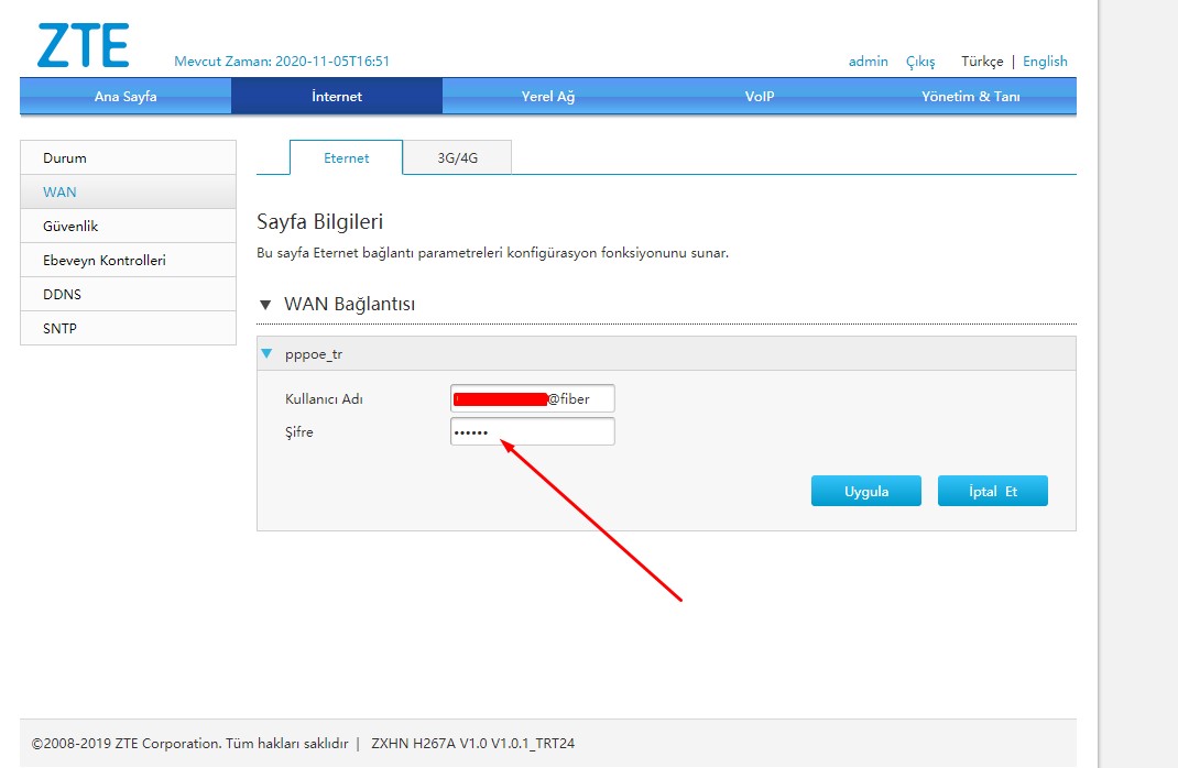 Superonline WAN şifresini Öğrenme