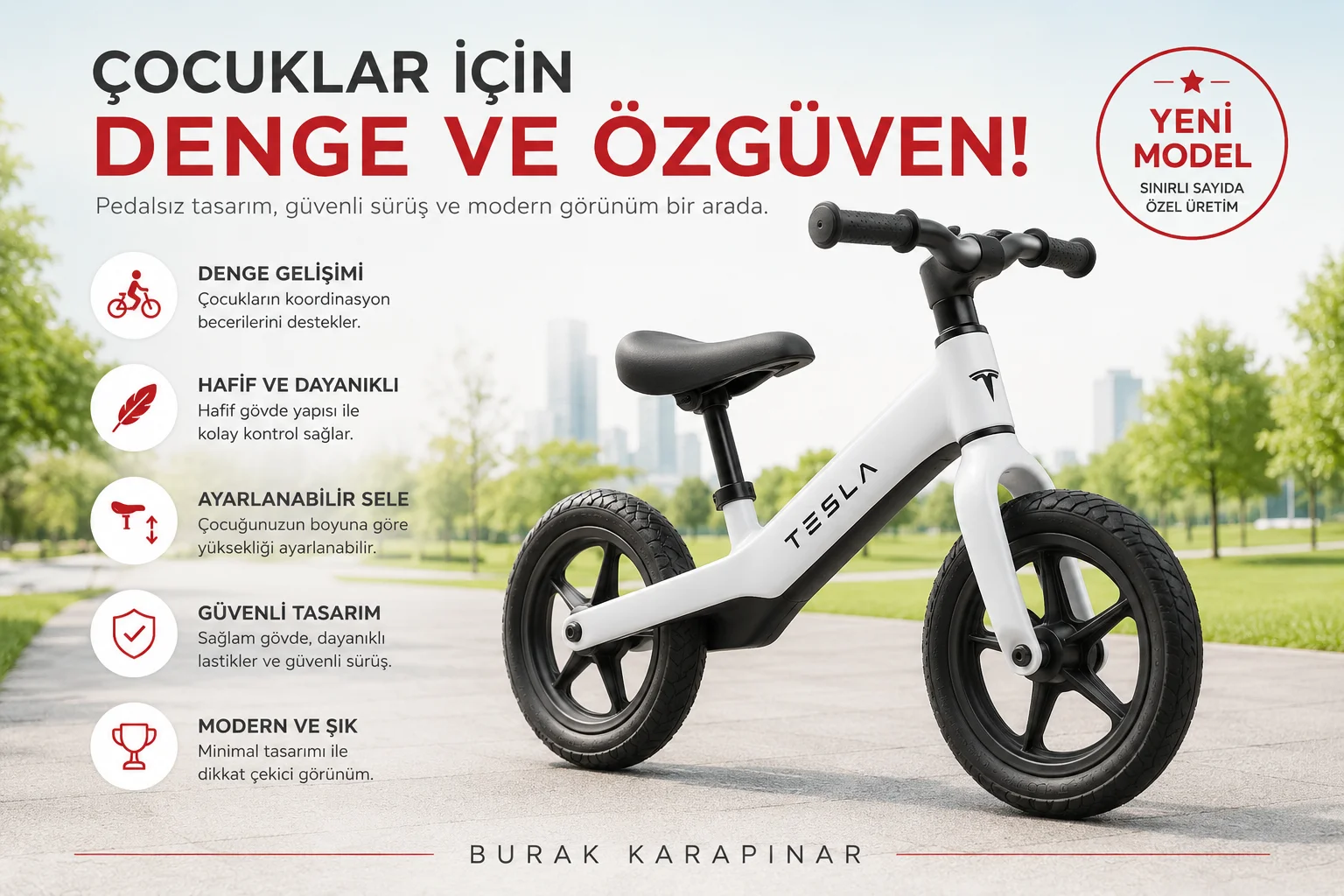 Tesla Bisiklet Tanıttı! Tesla Bisiklet Özellikleri Neler?