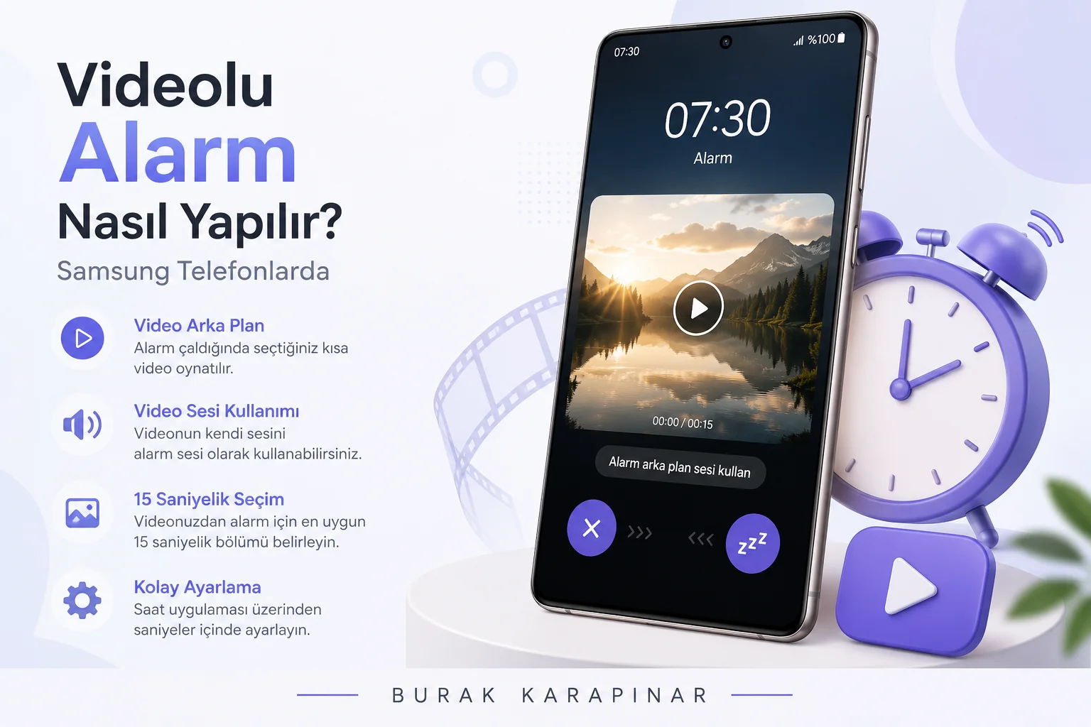 Videolu Alarm Nasıl Yapılır? Hangi Telefon Markalarında Kullanılabilir?