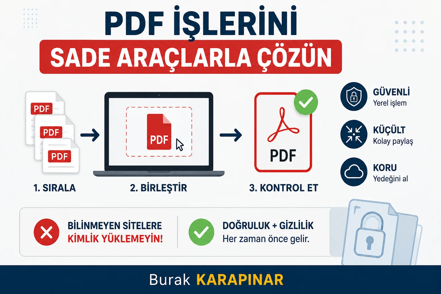 Windows’ta PDF Birleştirme ve Sıkıştırma